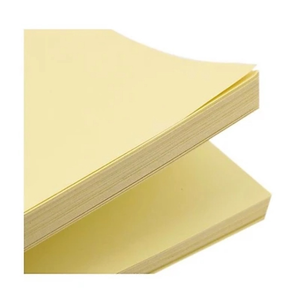 Decal A4 đế vàng / đế xanh tập 100 tờ