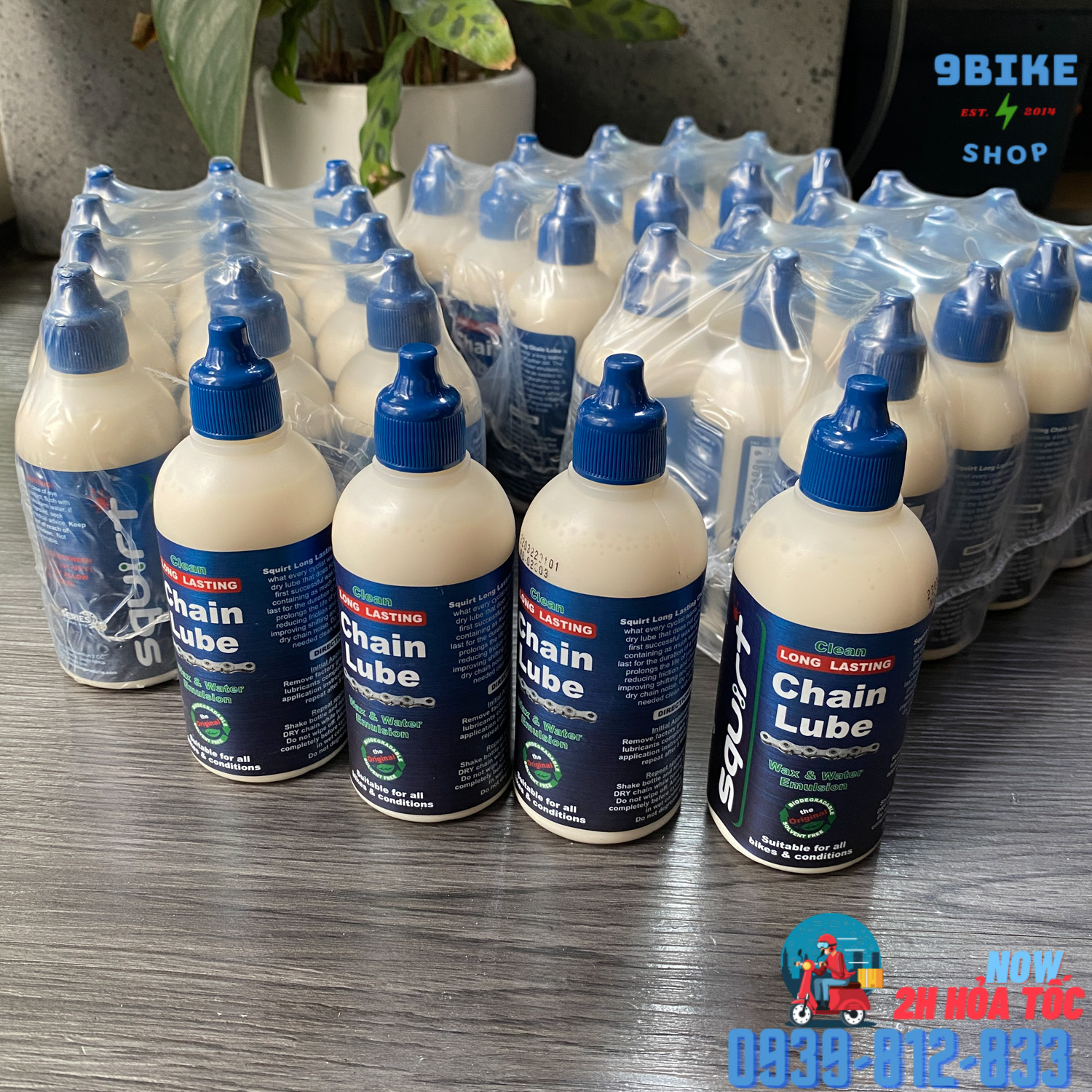 NHỚT SÊN XE ĐẠP CHAIN LUBE SQUIRT 120ML