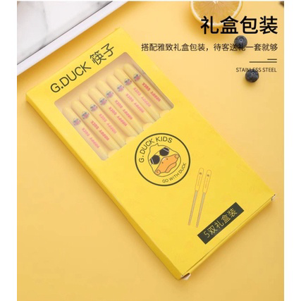 Combo 5 Đôi Đũa Vịt Vàng