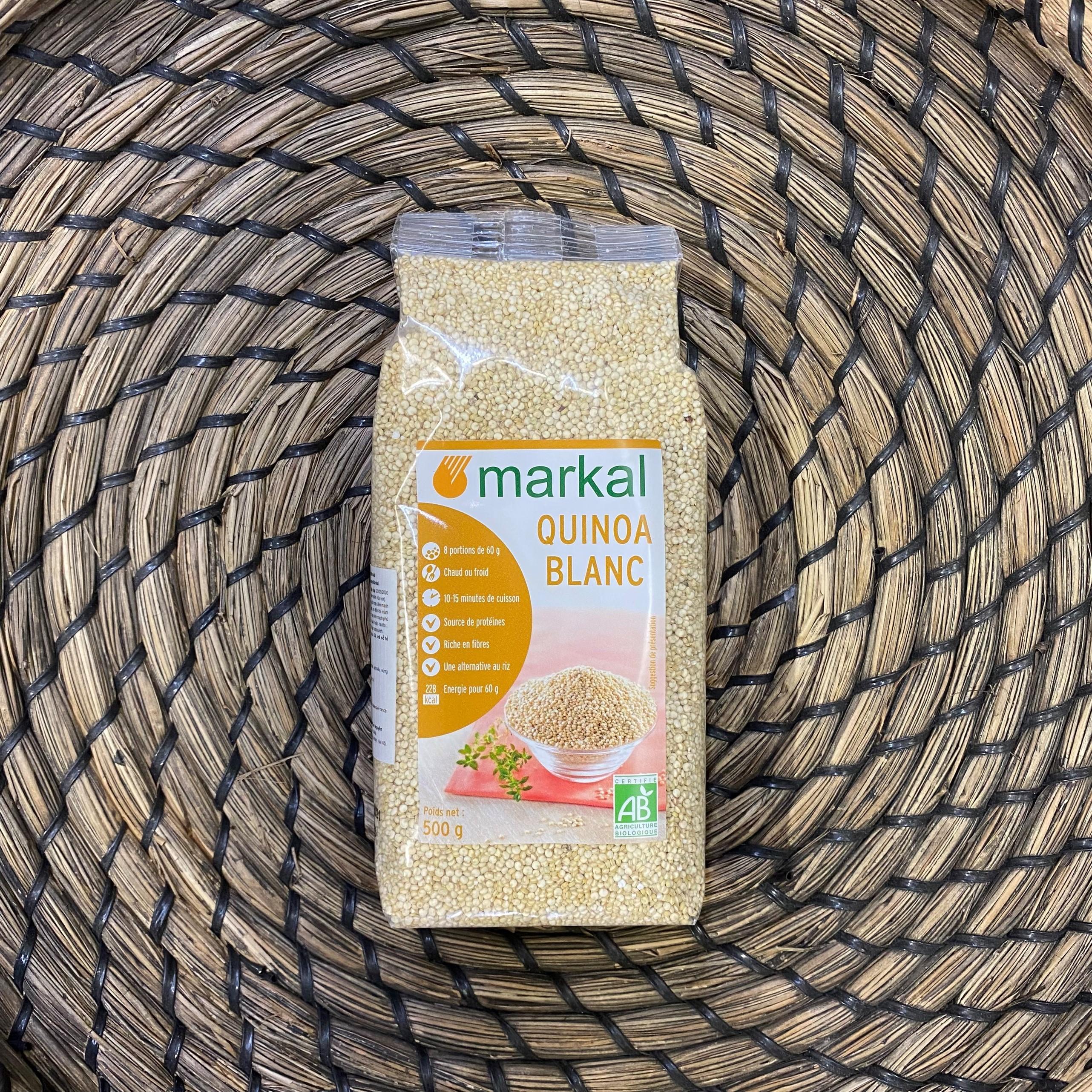 Hạt diêm mạch quinoa trắng hữu cơ Markal 500g