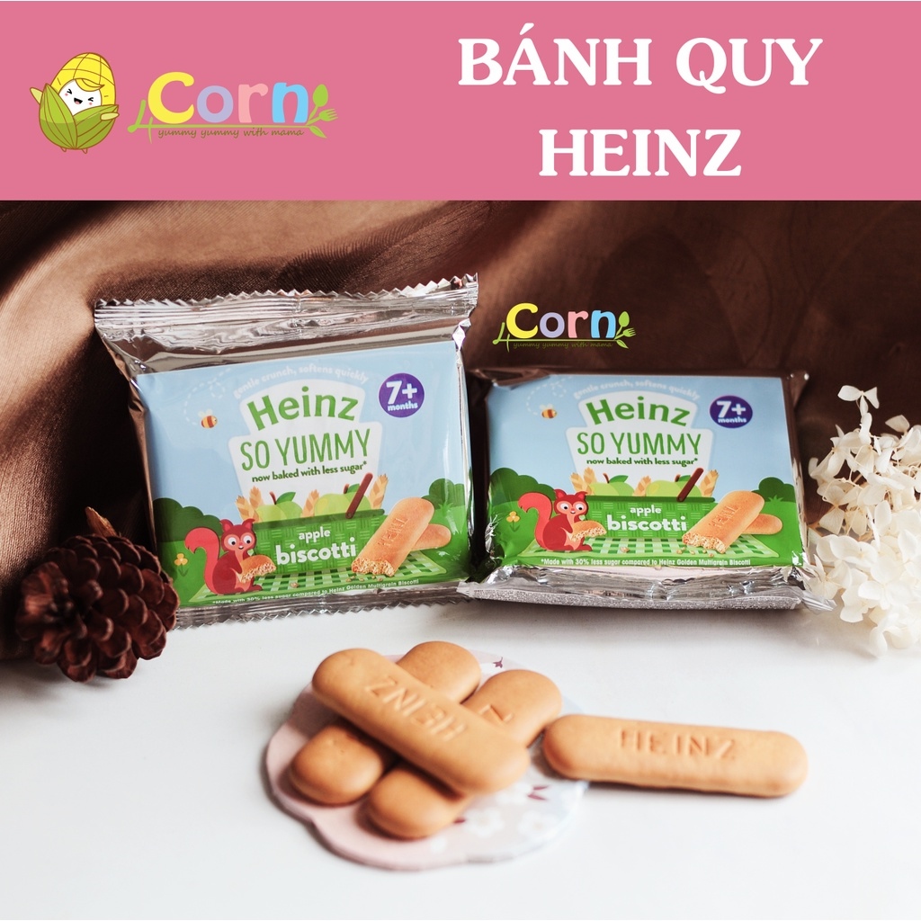№▩﹊ Bánh quy ăn dặm Heinz - Cho bé 7m