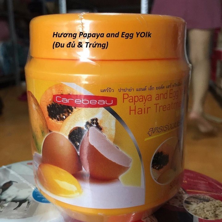 Kem ủ tóc đu đủ, trứng gà nhập khẩu Thái Lan 500ml