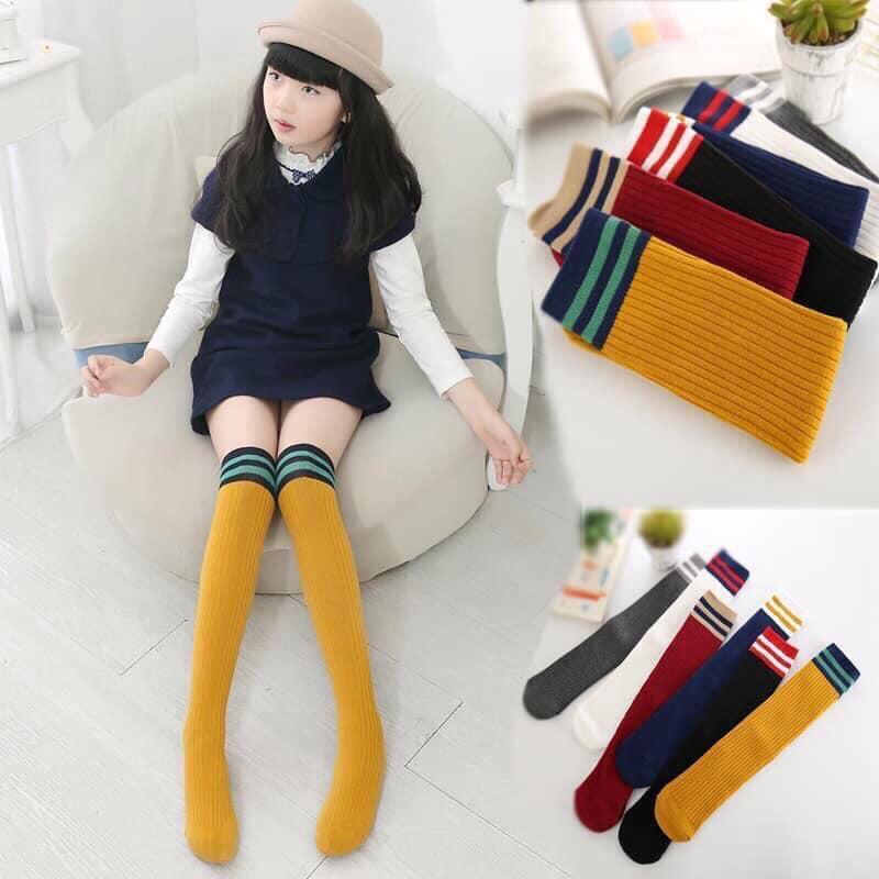 Set 5 đôi tất đùi cho bé gái