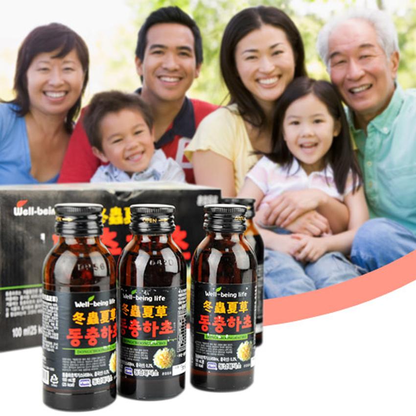 [HCM - Hộp 10 chai] Nước đông trùng hạ thảo Hàn Quốc