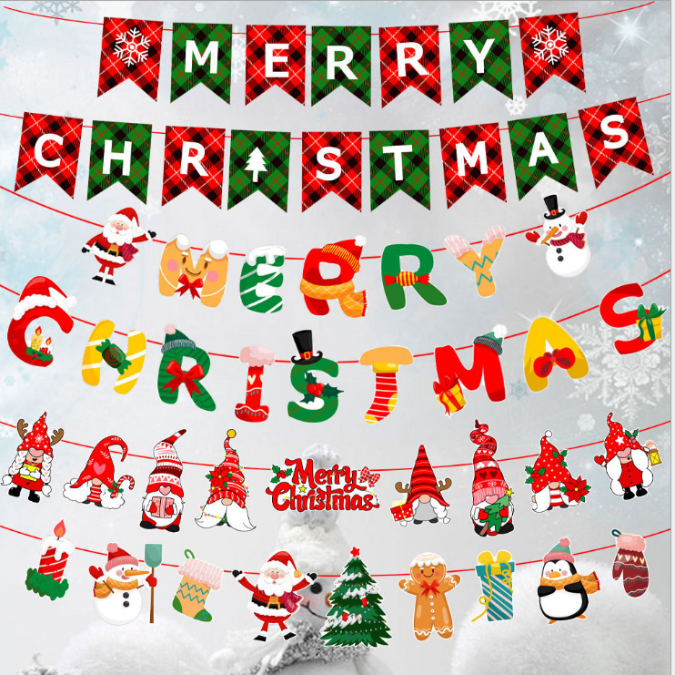 Dây Treo Trang Trí Giáng Sinh Noel Merry Christmas