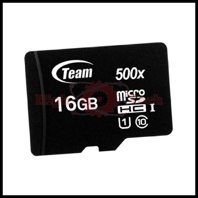 Thẻ nhớ micro SDHC Team 16GB upto 80MB-s 500x (Đen)