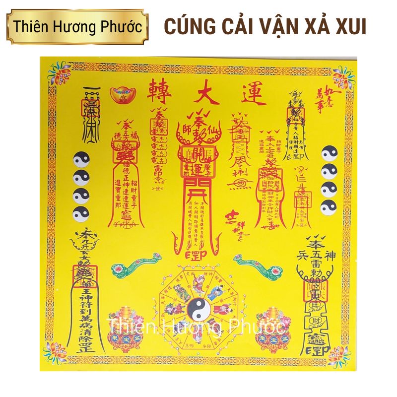 Linh Phù Trừ Tiểu Nhân Thiên Hương Phước - Vàng Mã Phong Thủy Việt Nam