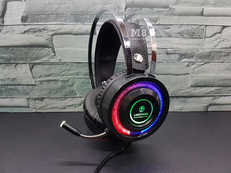 Tai nghe choi game co mic, mic chơi game, tai nghe gaming, chụp tai, tai nghe xiaomi - Tai nghe chuyên game Lightning cao cấp, âm thanh sắc nét, trung thực, Đèn Led ấn tượng, Bảo hành uy tín - TD2018015