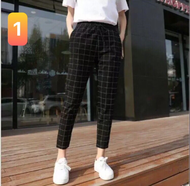 Quần Baggy  Lưng Thun 2 Size 45-55KG