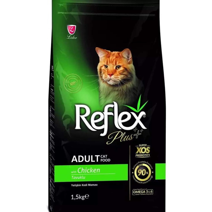 Hạt Reflex Plus cho mèo các loại túi 1,5kg