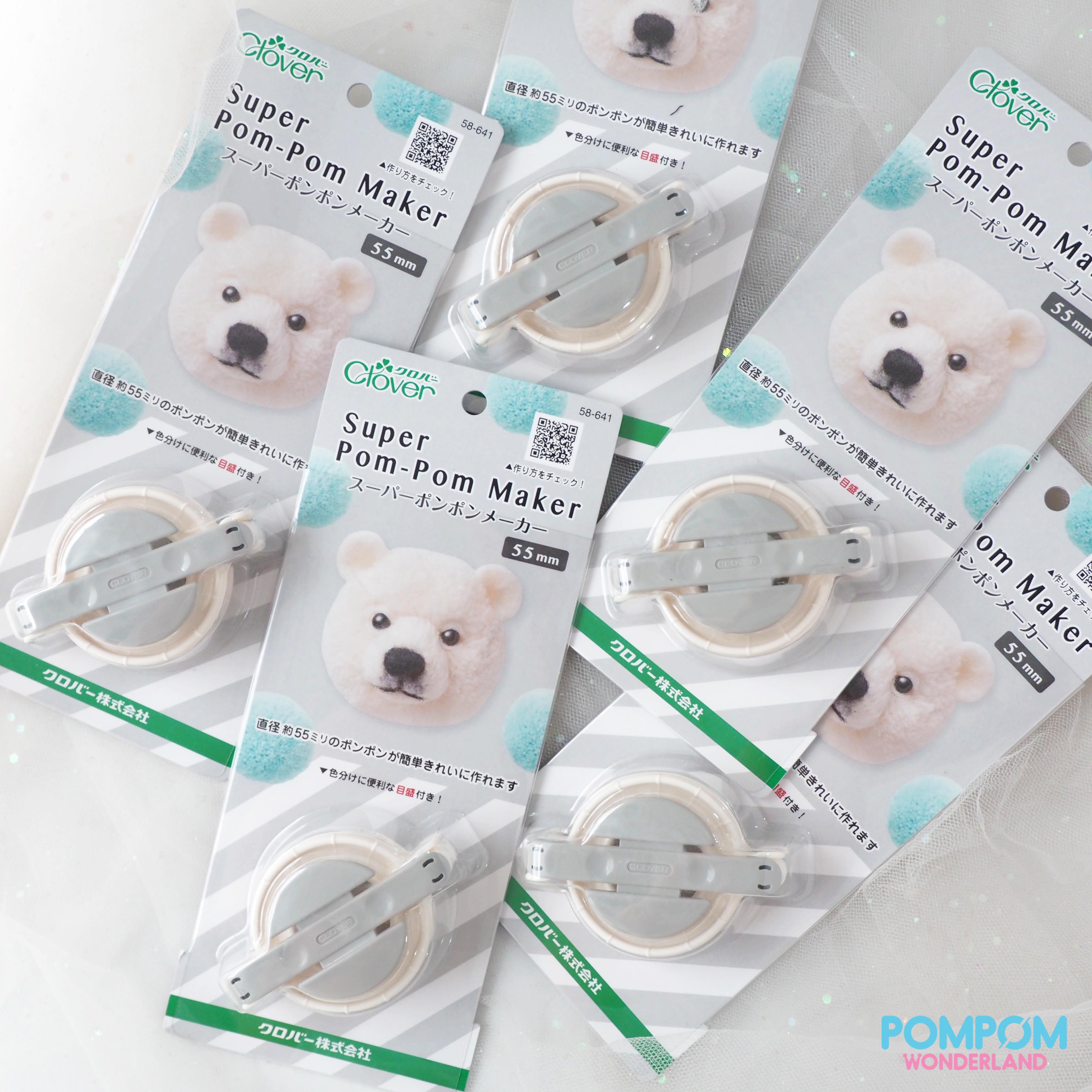 Dụng cụ làm pompom Clover size 55mm (hàng nội địa Nhật)