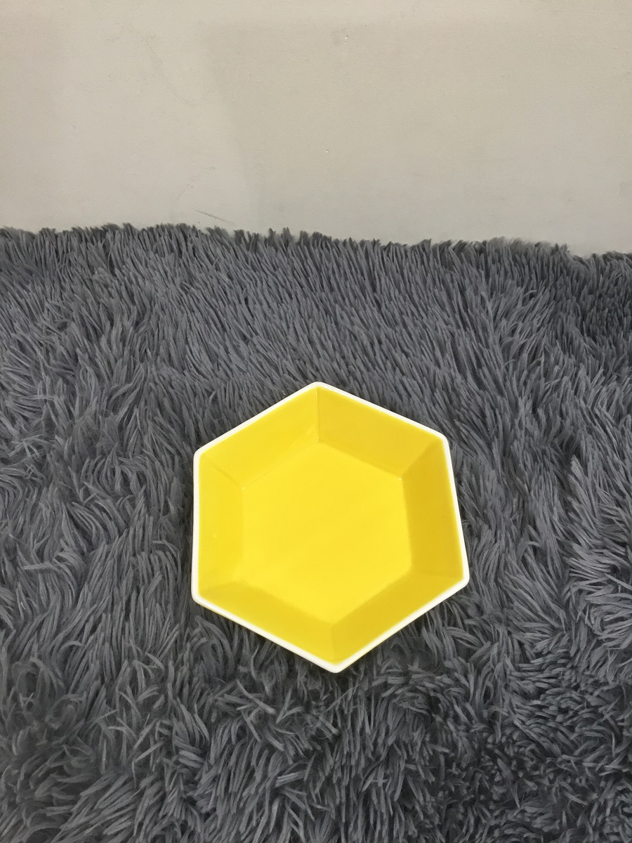 DĨA LỤC GIÁC 15 CM - GỐM SỨ CƯỜNG PHÁT