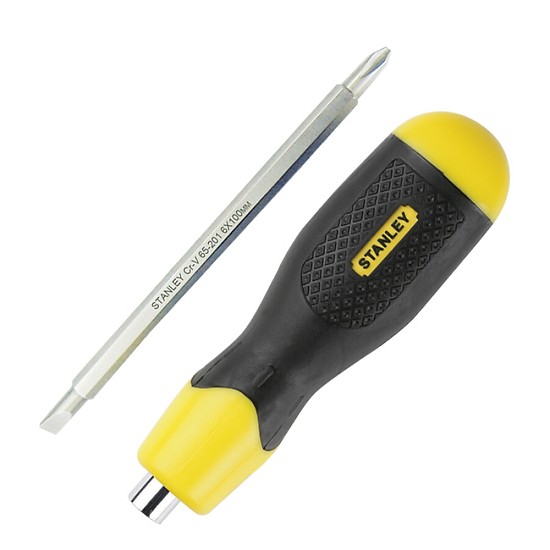 Bộ tua vít 2 cây trở đầu Stanley 65-201 (Đen vàng)