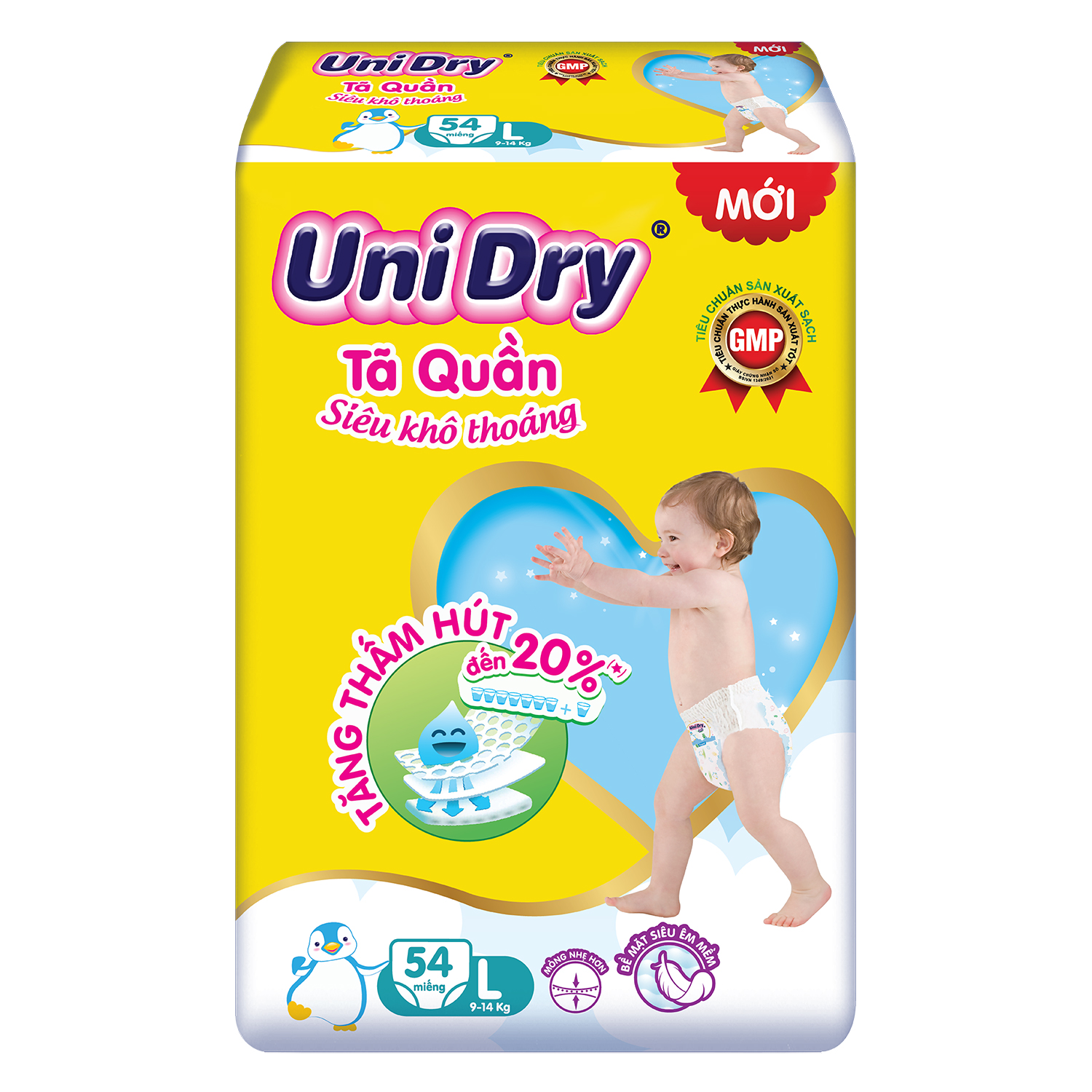 [HCM]Tã quần Unidry M60/ L54/ XL48/ XXL44/ M76/ L68/ XL60/ XXL54