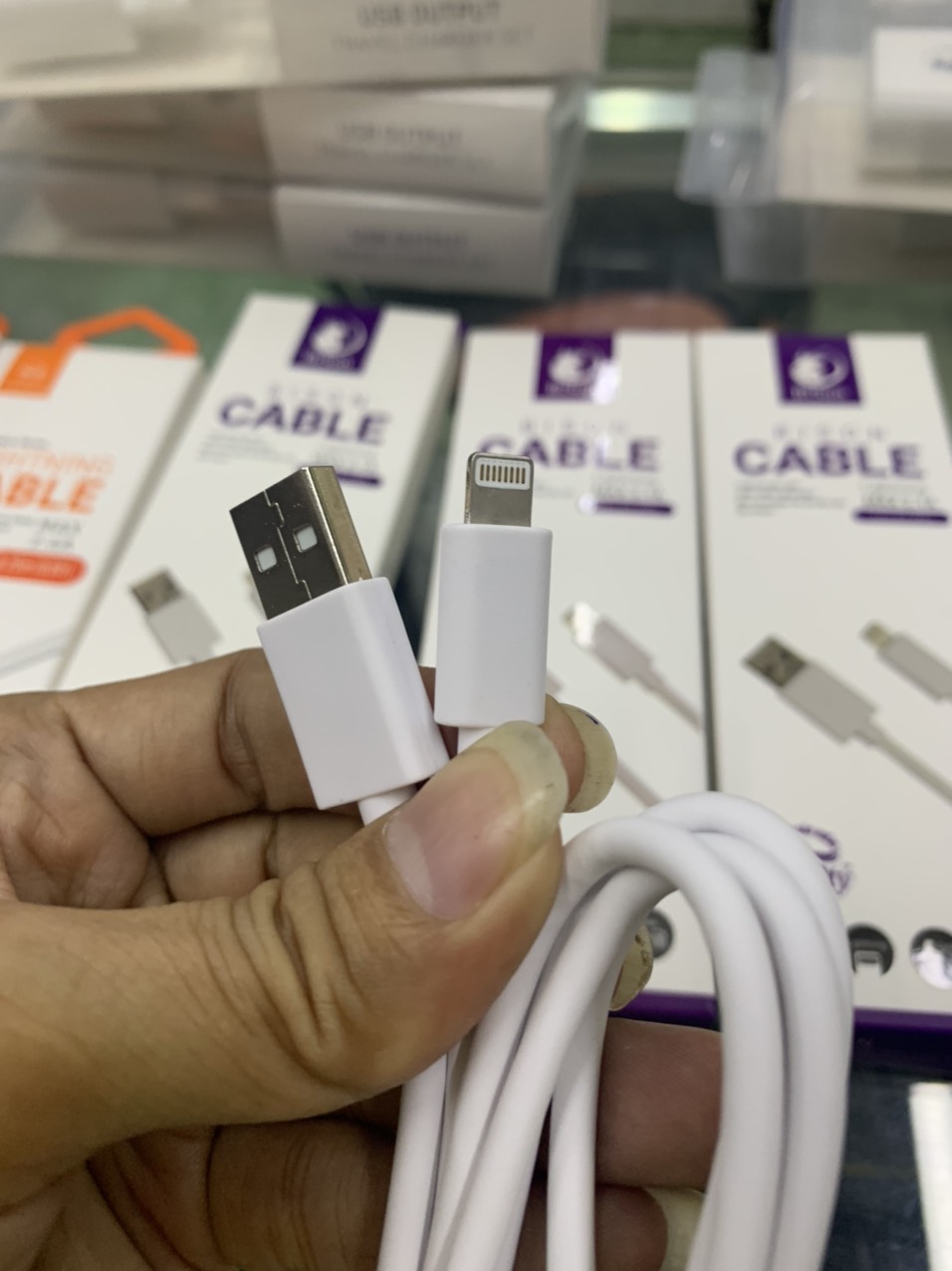 [HCM]Cáp sạc Lightning Bison 2m bảo hành 12 tháng