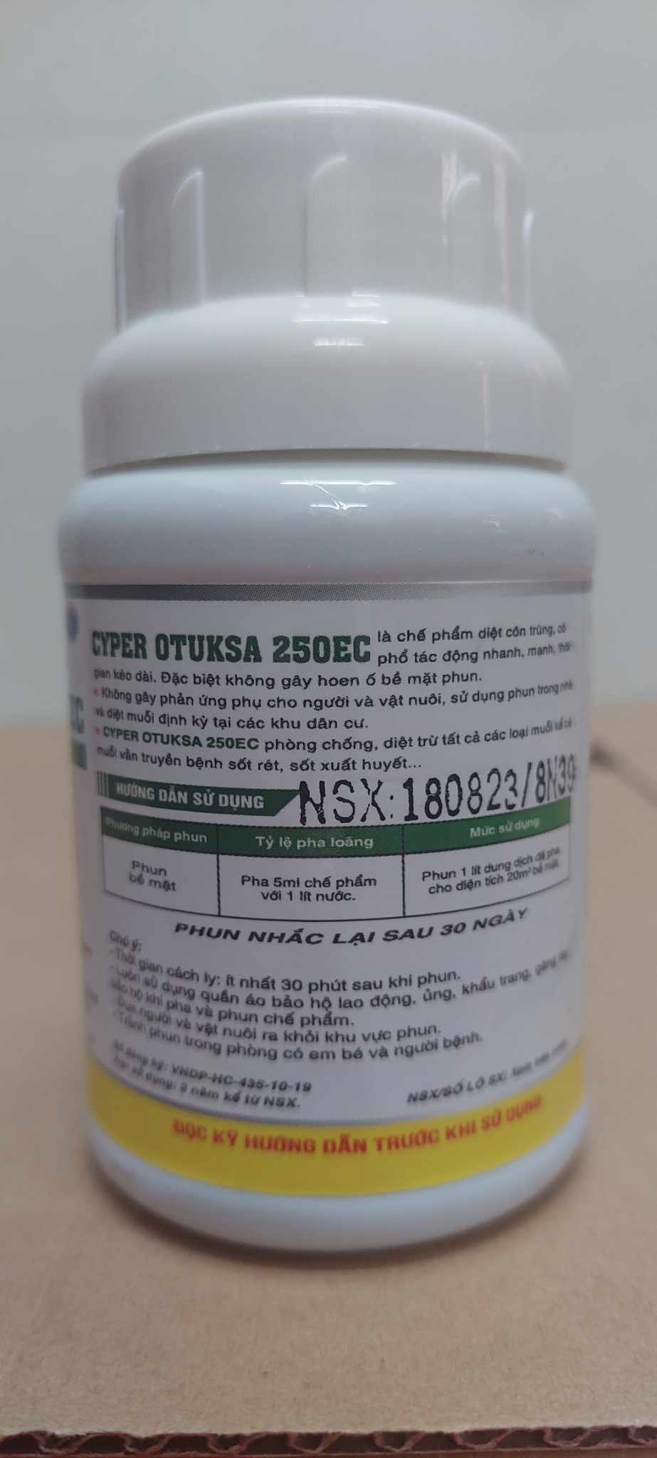 (Chính hãng) THUỐC DIỆT MUỖI & CÔN TRÙNG CYPER OTUKSA 250EC - 100ml