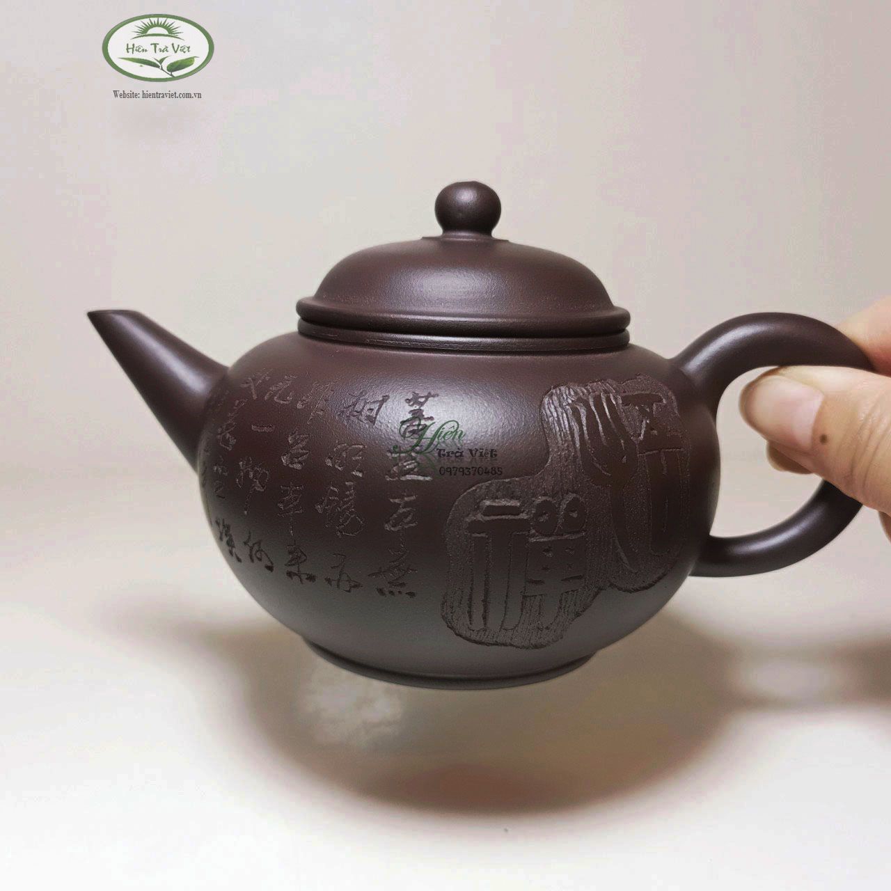 MS 196 Ấm tử sa Nghi Hưng thủy bình 250ml (khoáng tử nê)