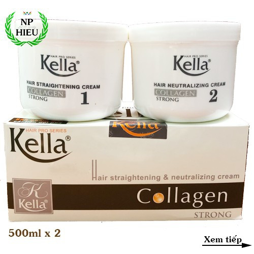 Kem duỗi tóc kella
