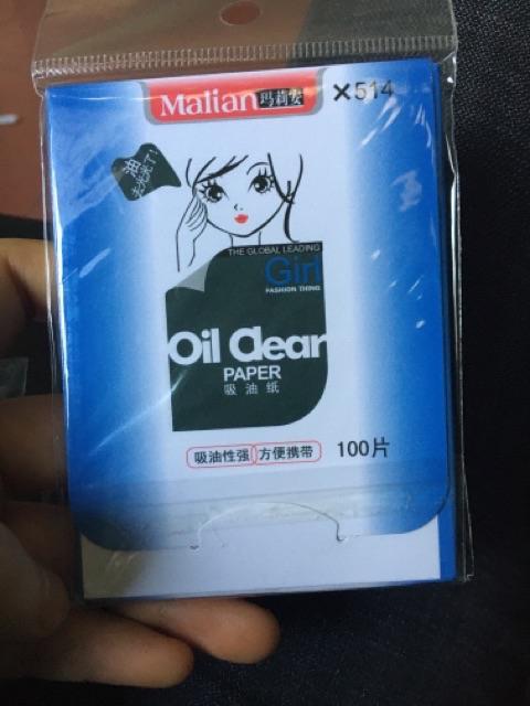 Giấy thấm dầu Malian gói 100 miếng