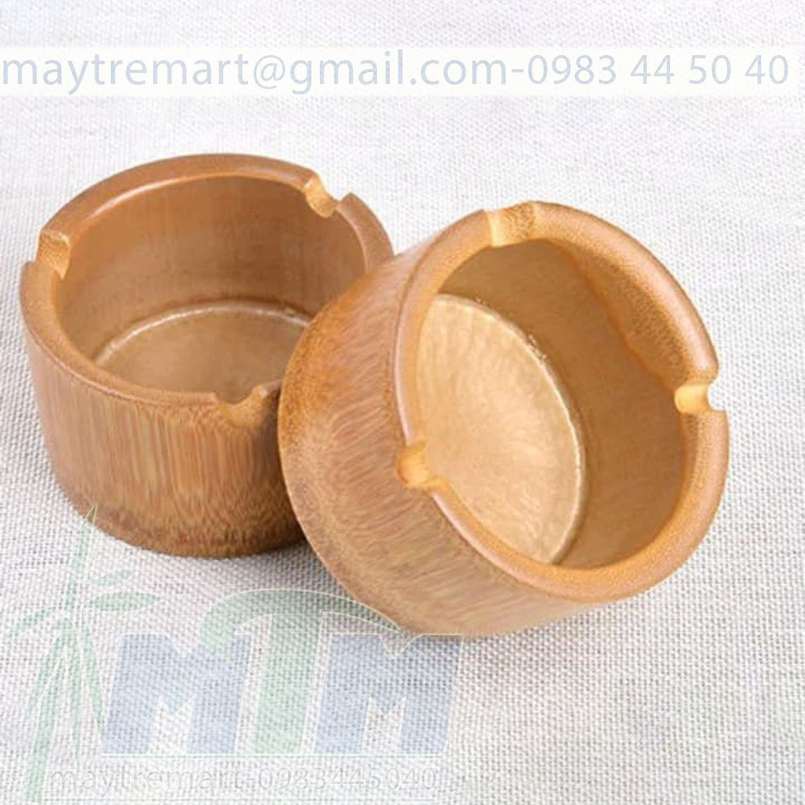Gạt tàn thuốc bằng tre tự nhiên