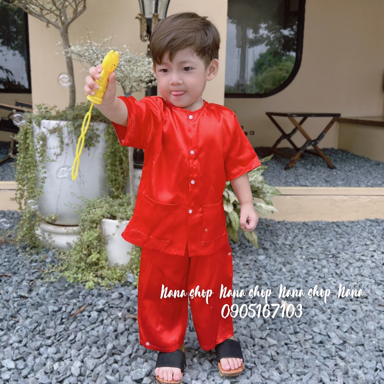 [ Tặng Kèm Khăn ] Bộ Bà Ba bé trai bé gái chất lụa mềm mịn size 8ky - 45ky
