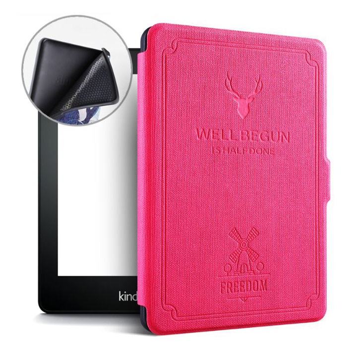 [Hoàn Tiền MAX] Bao da máy đọc sách Kindle Basic 10th Generation - 2019 (Leather cover for Kindle Basic 10th 10th Generation ereader)