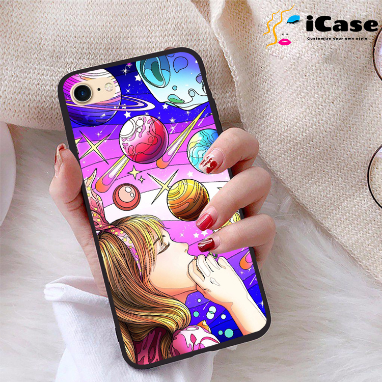 Ốp lưng iPhone 7 viền dẻo TPU BST Purple
