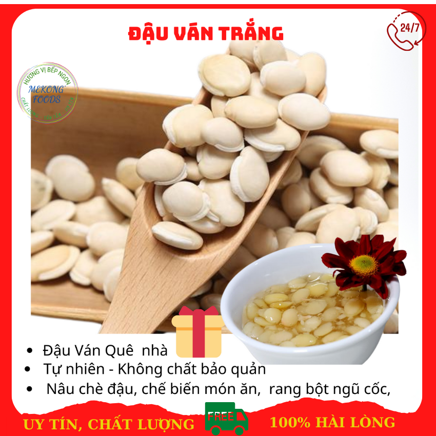 1kg Đậu Ván Khô nấu chè