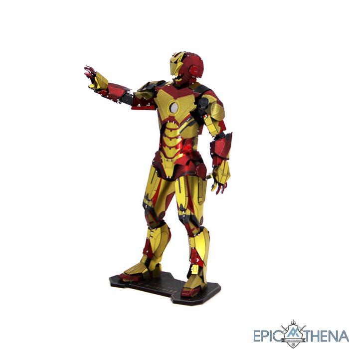 Mô hình Lắp Ráp Kim Loại 3D - IronMan đỏ vàng