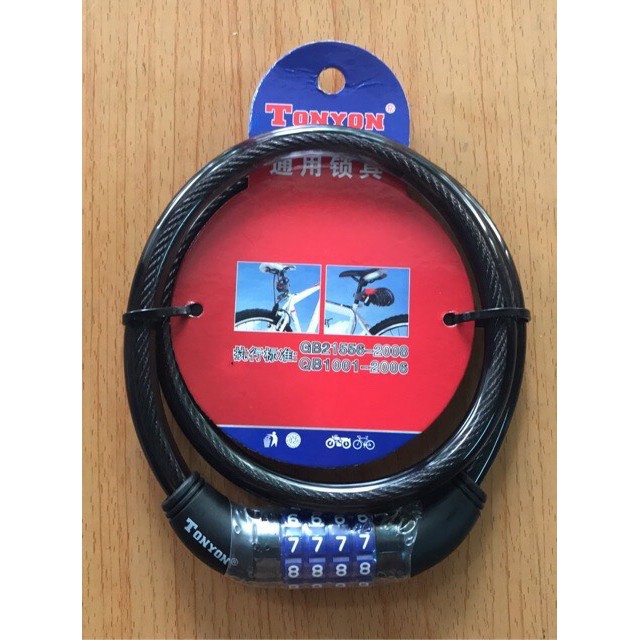 KHOÁ SỐ DÂY TONYON KHOÁ XE ĐẠP XE MÁY