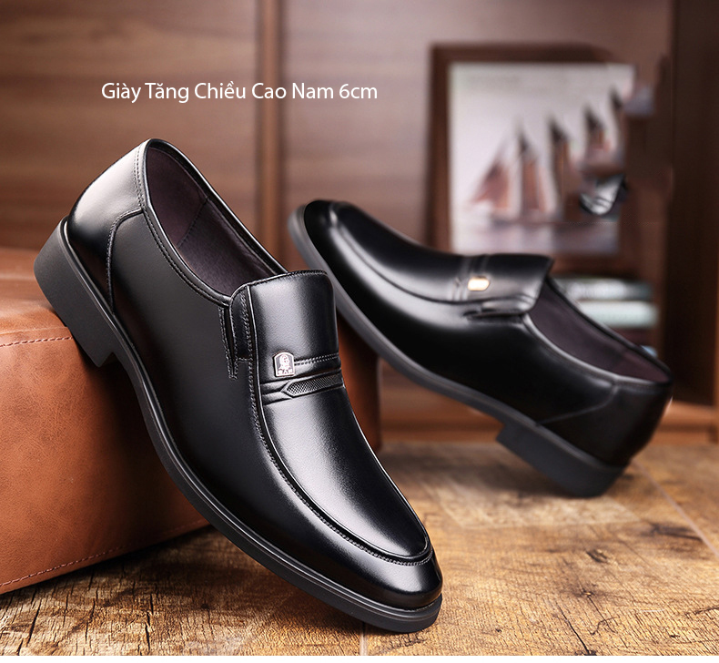 [HCM]Giày Tăng Chiều Cao Nam 6cm CS175