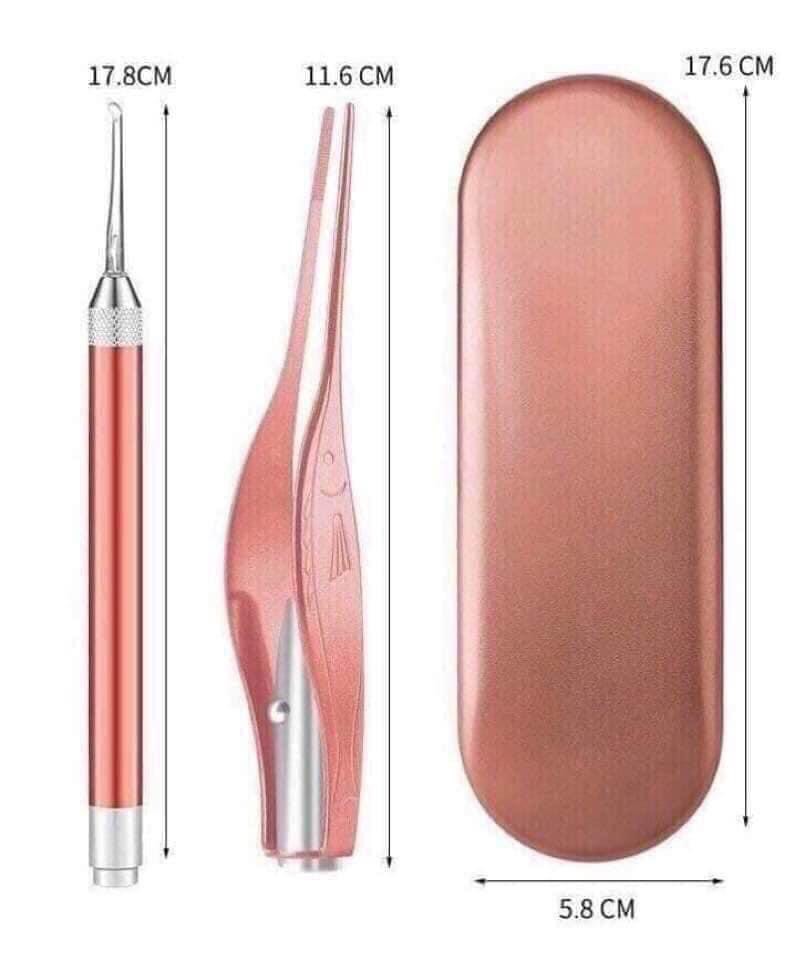 Bộ lấy ráy tai có đèn