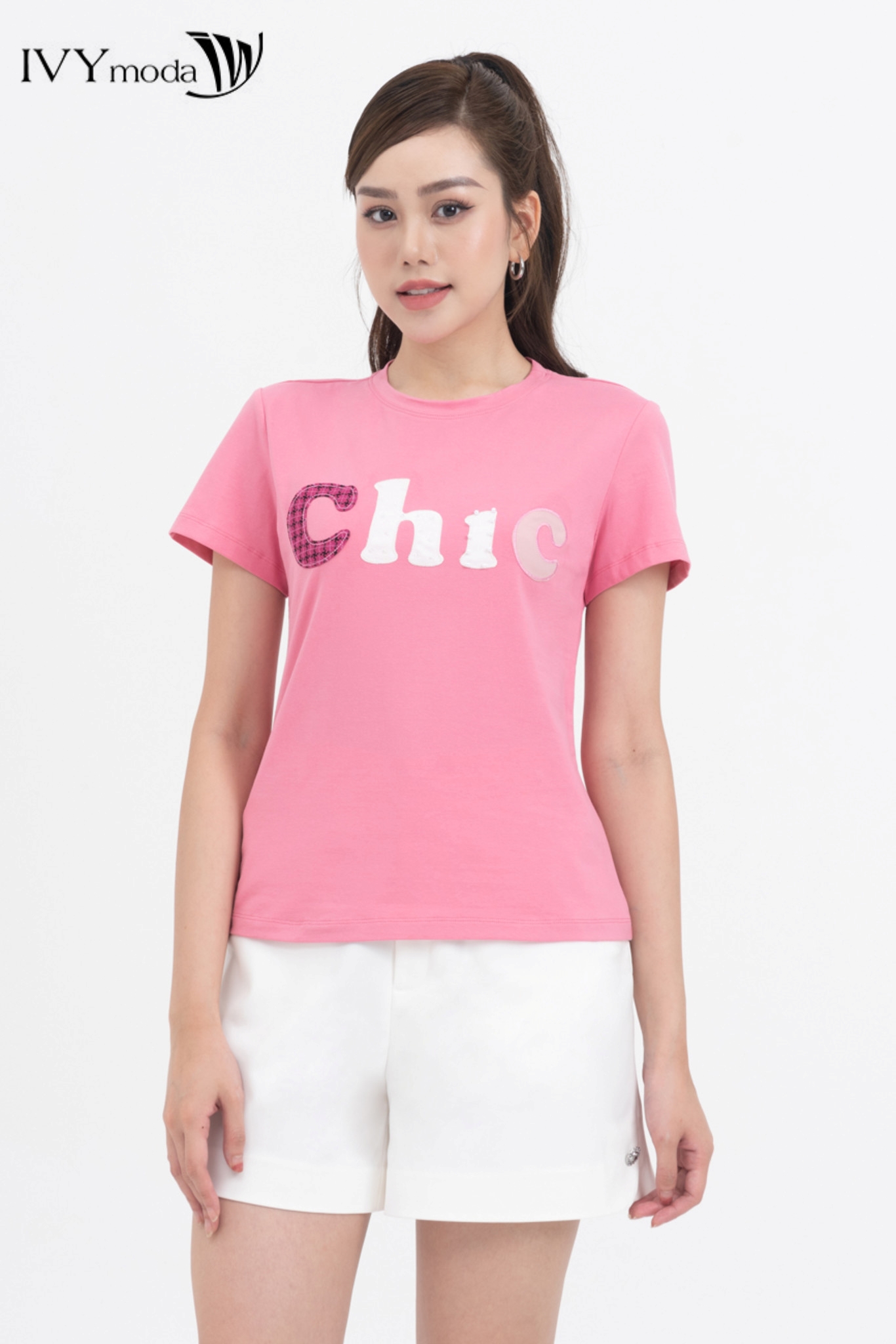 Áo thun nữ Be Creative IVY moda MS 57M6587