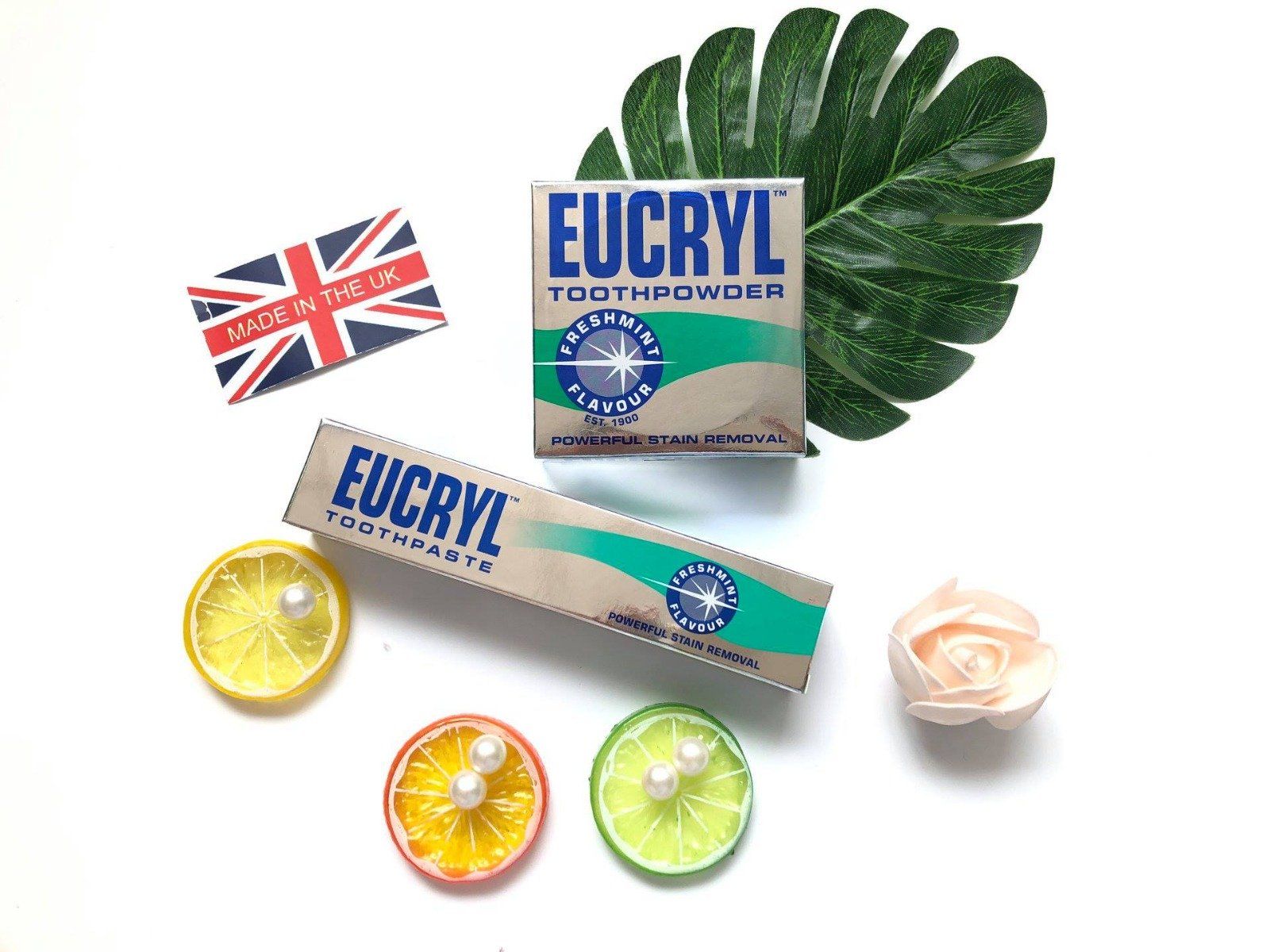 Kem Đánh Răng EUCRYL Làm Trắng Răng Hương Bạc Hà - EUCRYL Tooth Paste Freshmint 62g