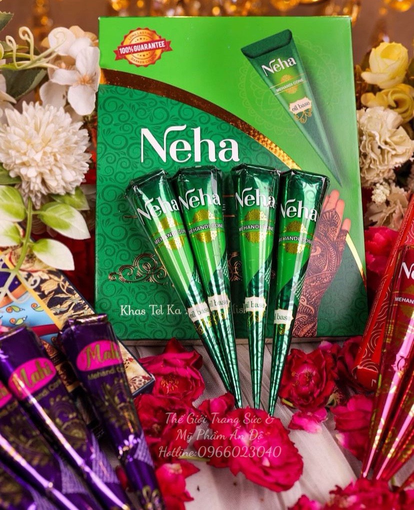 [HCM]Mực Vẽ Henna Ấn Độ