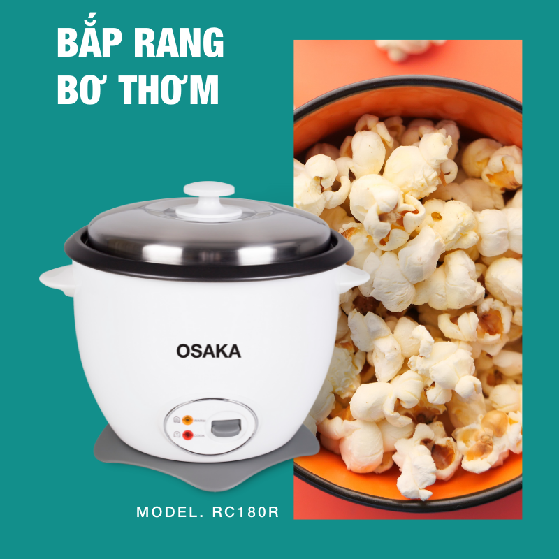 Nồi cơm điện OSAKA RC-180R 1.8 Lít - Nắp rời