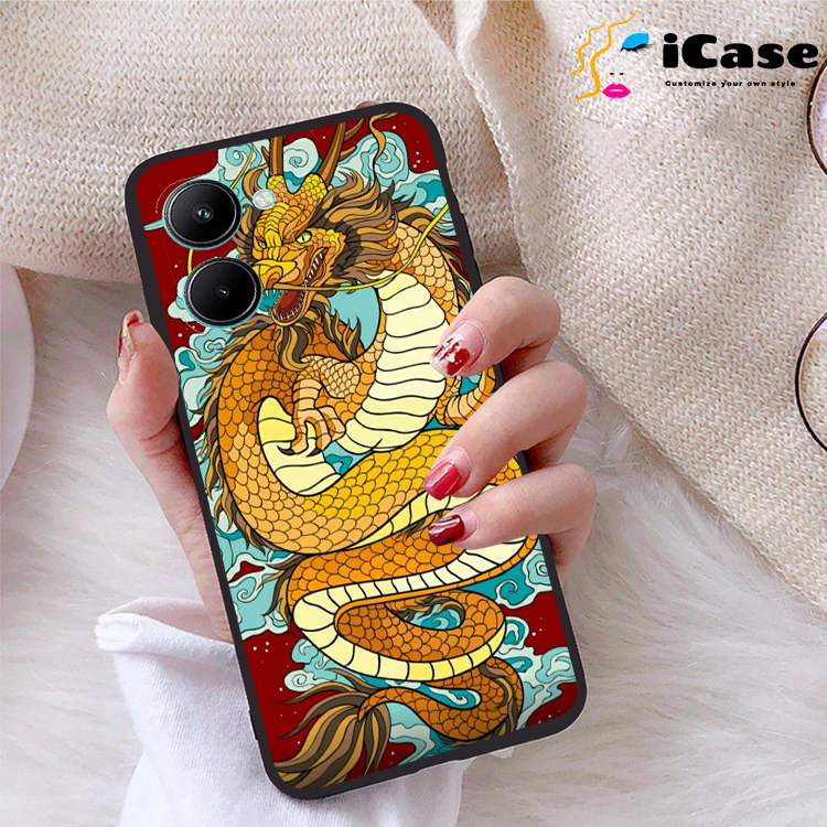 Ốp lưng Realme C33 viền dẻo TPU BST Rong