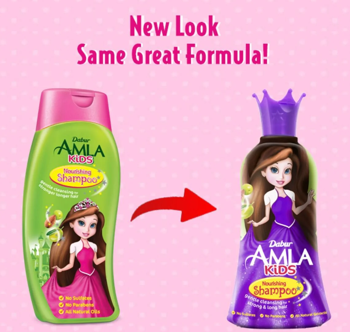 [Mẫu mới]Dầu gội Dabur Amla cho trẻ em 200ml
