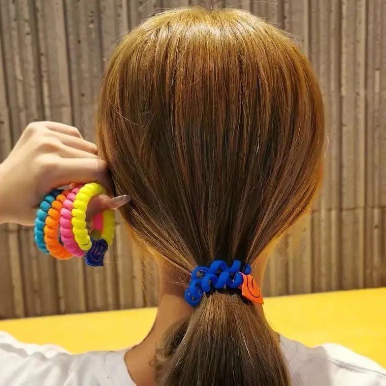 CỘT TÓC LÒ XO MIX SMILE