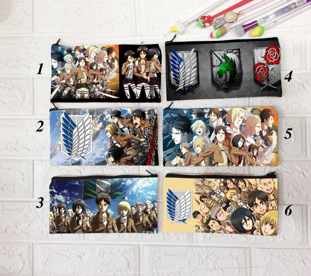 Túi đựng bút anime attack on titan