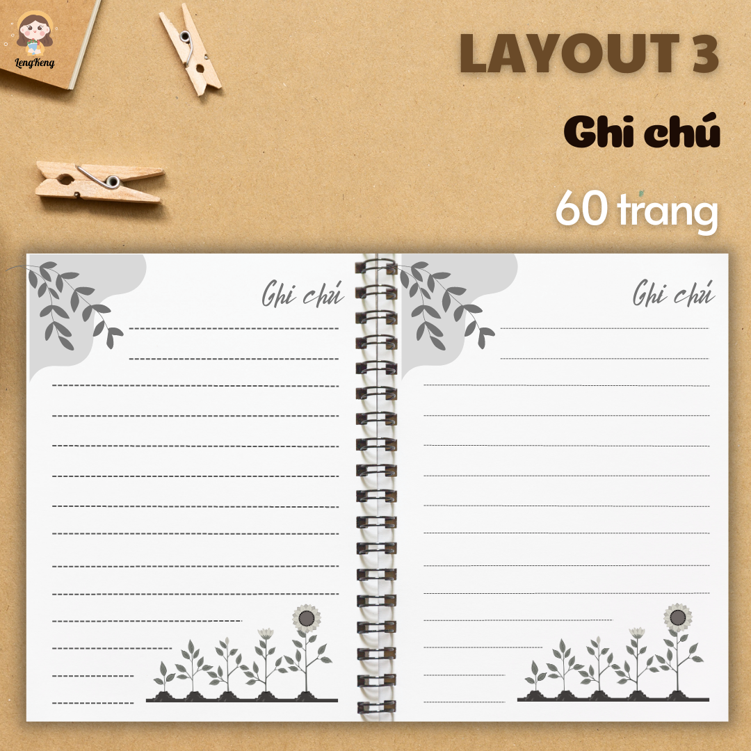 🌈[Sổ tay Nhật ký Yêu thương bản thân - Self-care planner] Sổ tay kế hoạch cuộc đời, phát triển bản thân