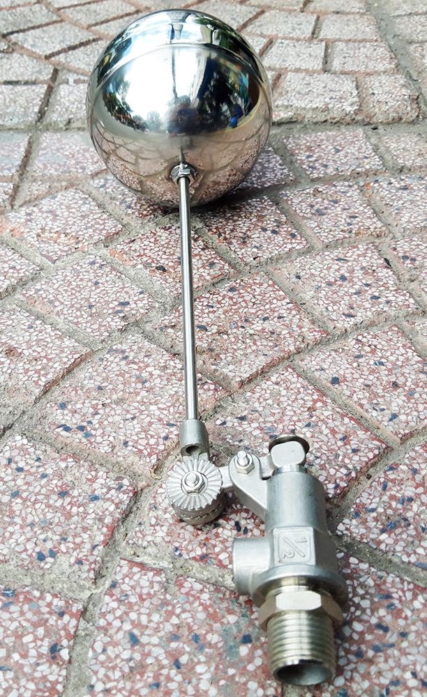 Phao cơ Inox 304 ( chống rỉ , chống tràn ) phi 21mm cao cấp
