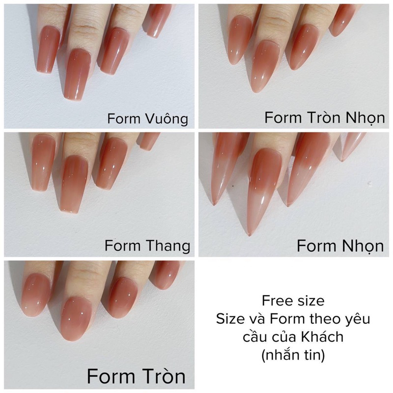 Nailbox [20] - Mẫu tone đen trái tim xanh hồng