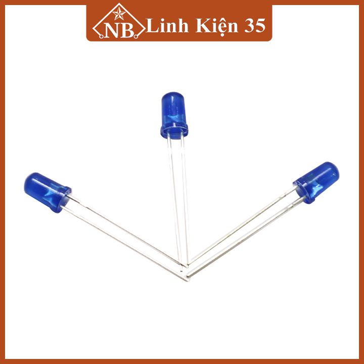 Gói 10 con LED phủ màu 5mm (3V) siêu rẻ