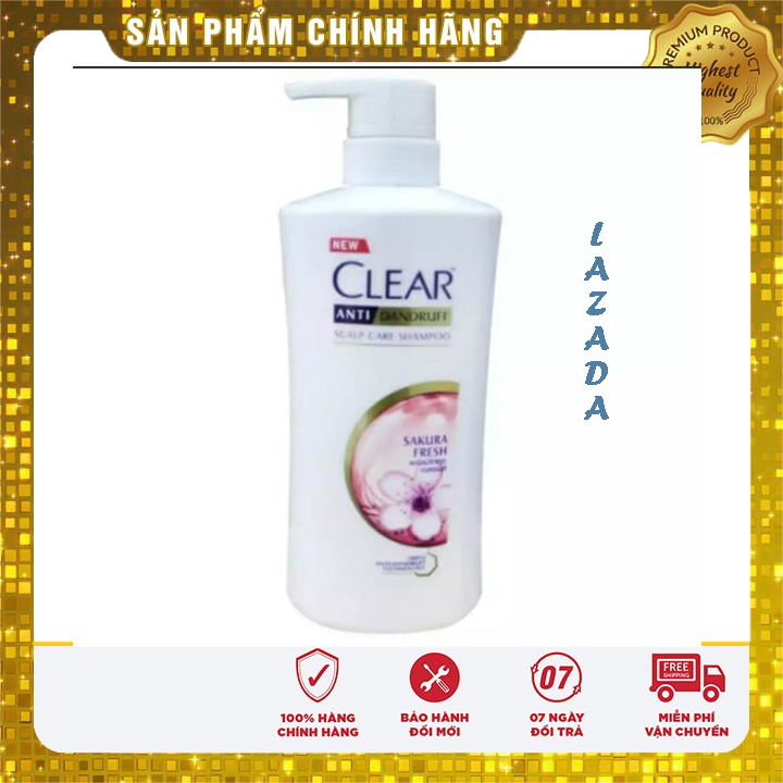 Dầu gội Clear Thái Lan sakura 400ml hàng chuẩn sạch mềm tóc