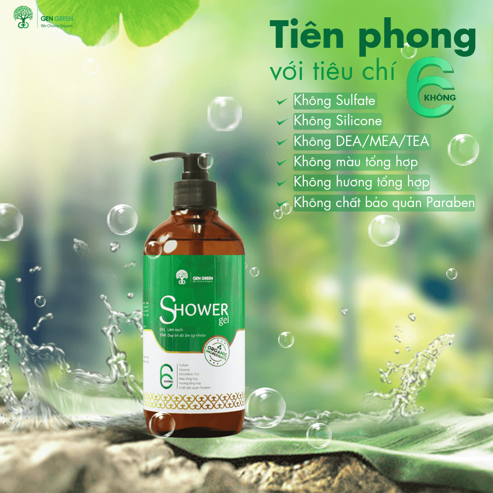 Sữa Tắm Hữu Cơ Gengreen SHOWER GEL