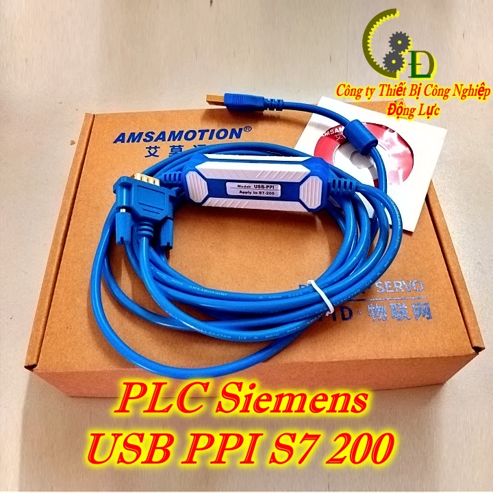 Cáp lập trình cho PLC Siemens S7-200 USB-PPI