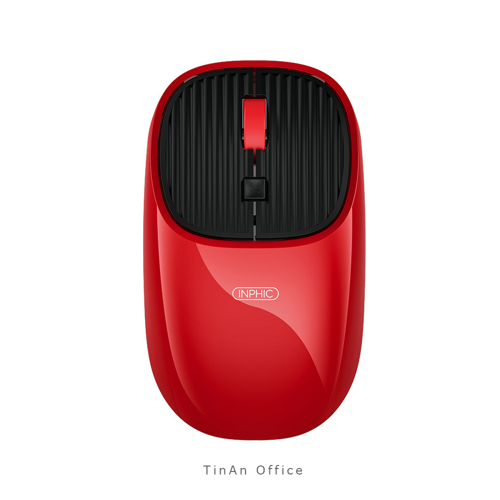 Chuột Không Dây Inphic E8 Chống Ồn, Wireless Mouse