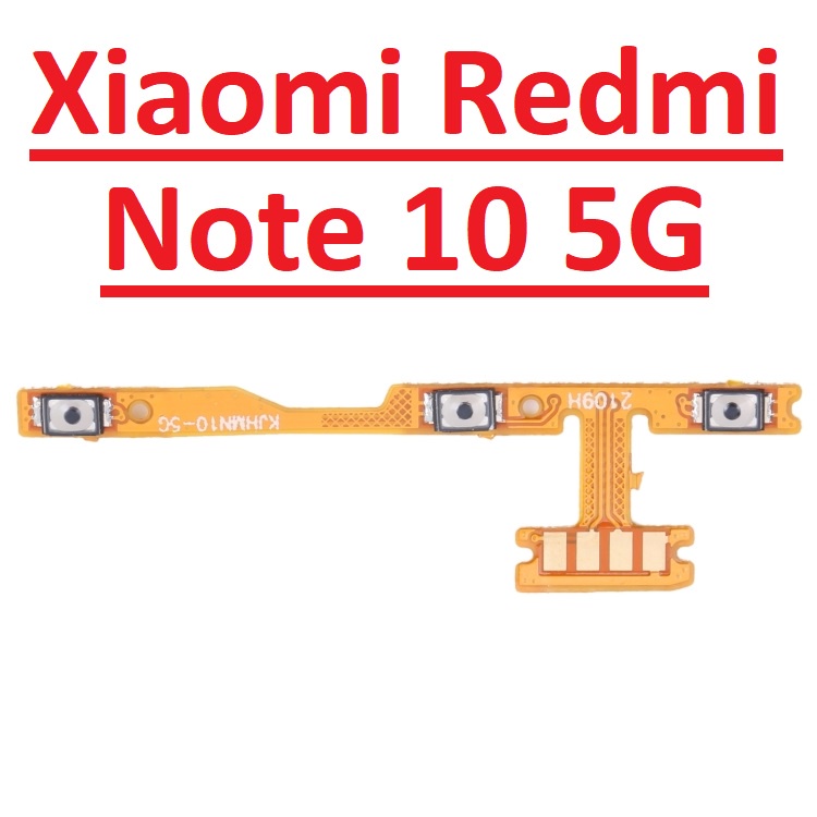 Xiaomi Redmi Note 10 5G power button circuit power open button cable volume up control replacement parts