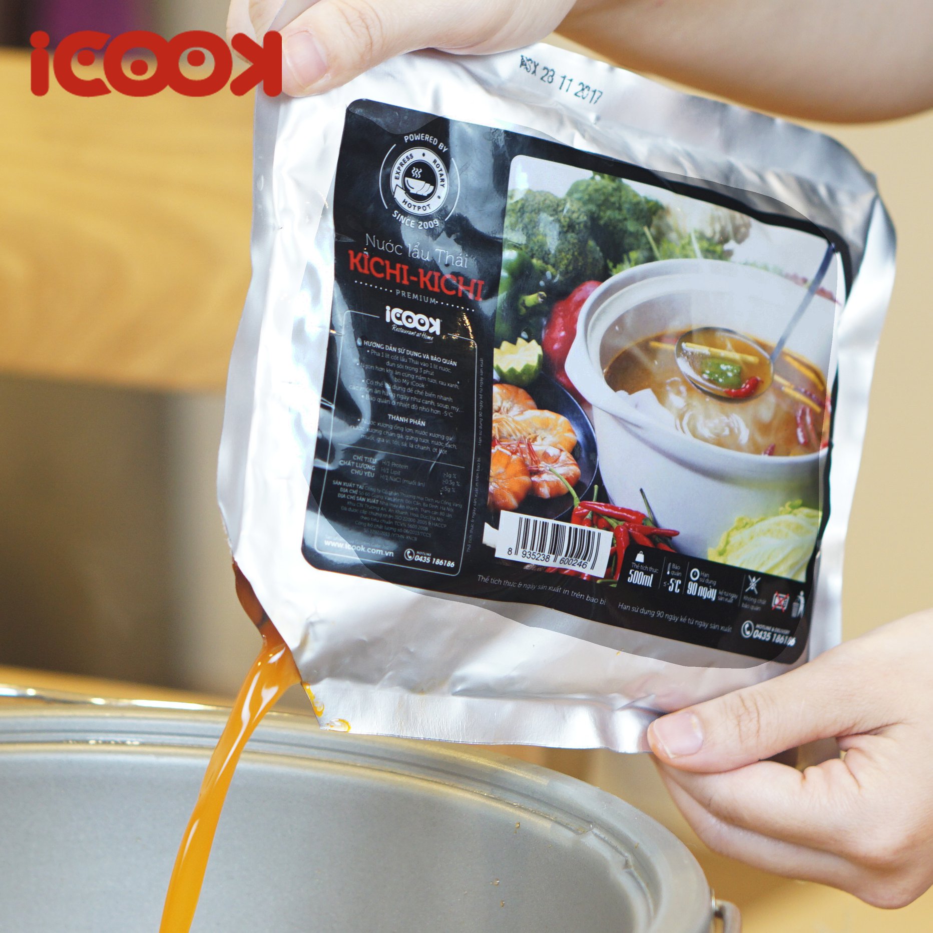 [Chỉ giao HN] Lẩu Thái Kichi- Kichi 500ml